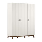 Vipack Armoire sezane 3 portes clay/noix