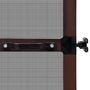 Voir la diapositive 5 : VIDAXL Moustiquaire a charniere pour portes Marron 100x215 cm