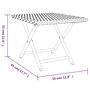 Voir la diapositive 6 : VIDAXL Table pliable gris 45x35x32 cm resine tressee