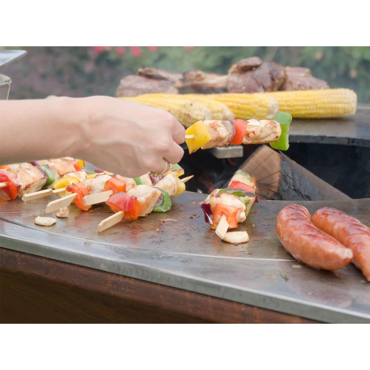 ARTISS DESIGN Brasero G2 Corten plaque acier carbone - Artiss