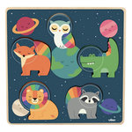 Vilac Encastrement tactile 5 pièces en bois : Espace, Andy Westface