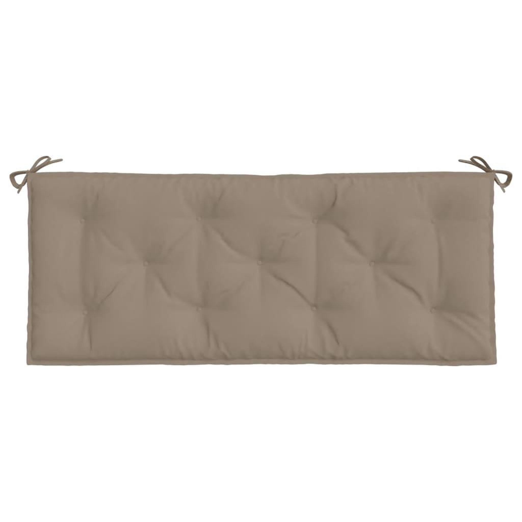 Voir la diapositive 5 : VIDAXL Coussins de banc jardin lot de 2 taupe 120x50x7 cm tissu Oxford