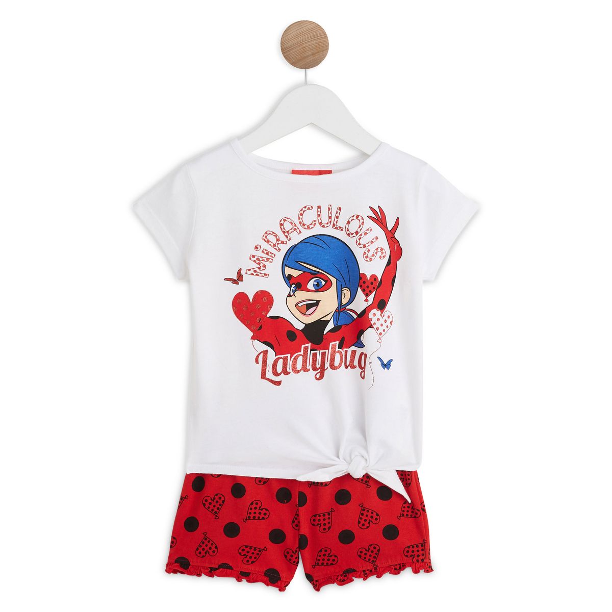 INEXTENSO Pyjashort lady bug fille
