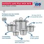 Voir la diapositive 3 : ELO Ensemble de 1 Poêle de cuisson 24 cm et 5 faitouts 12, 14, 16, 20 et 26 cm Elo Profi Citrin