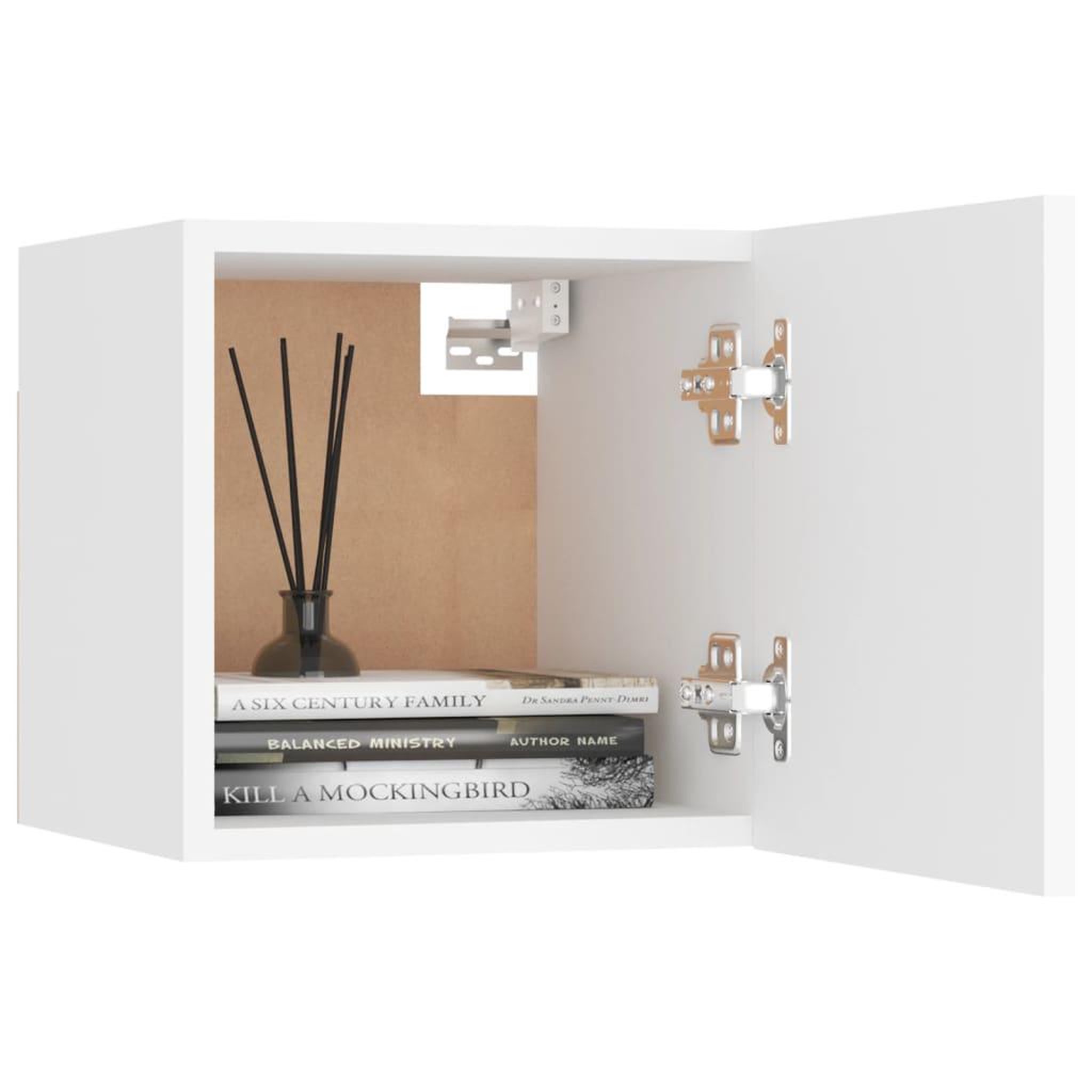 Voir la diapositive 4 : VIDAXL Tables de chevet 2 pcs Blanc 30,5x30x30 cm Bois d'ingenierie
