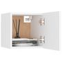 Voir la diapositive 4 : VIDAXL Tables de chevet 2 pcs Blanc 30,5x30x30 cm Bois d'ingenierie