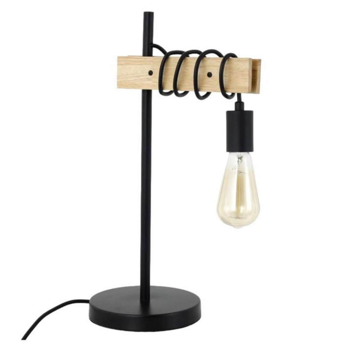 Paris Prix Lampe à Poser Design  Ryanha  48cm Noir