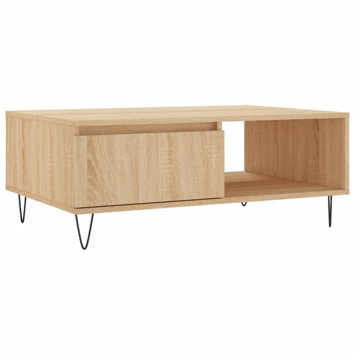 VIDAXL Table basse chene sonoma 90x60x35 cm bois d'ingenierie