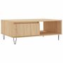 Voir la diapositive 2 : VIDAXL Table basse chene sonoma 90x60x35 cm bois d'ingenierie