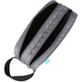 Voir la diapositive 4 : AUCHAN Trousse 2 compartiments rectangle grise