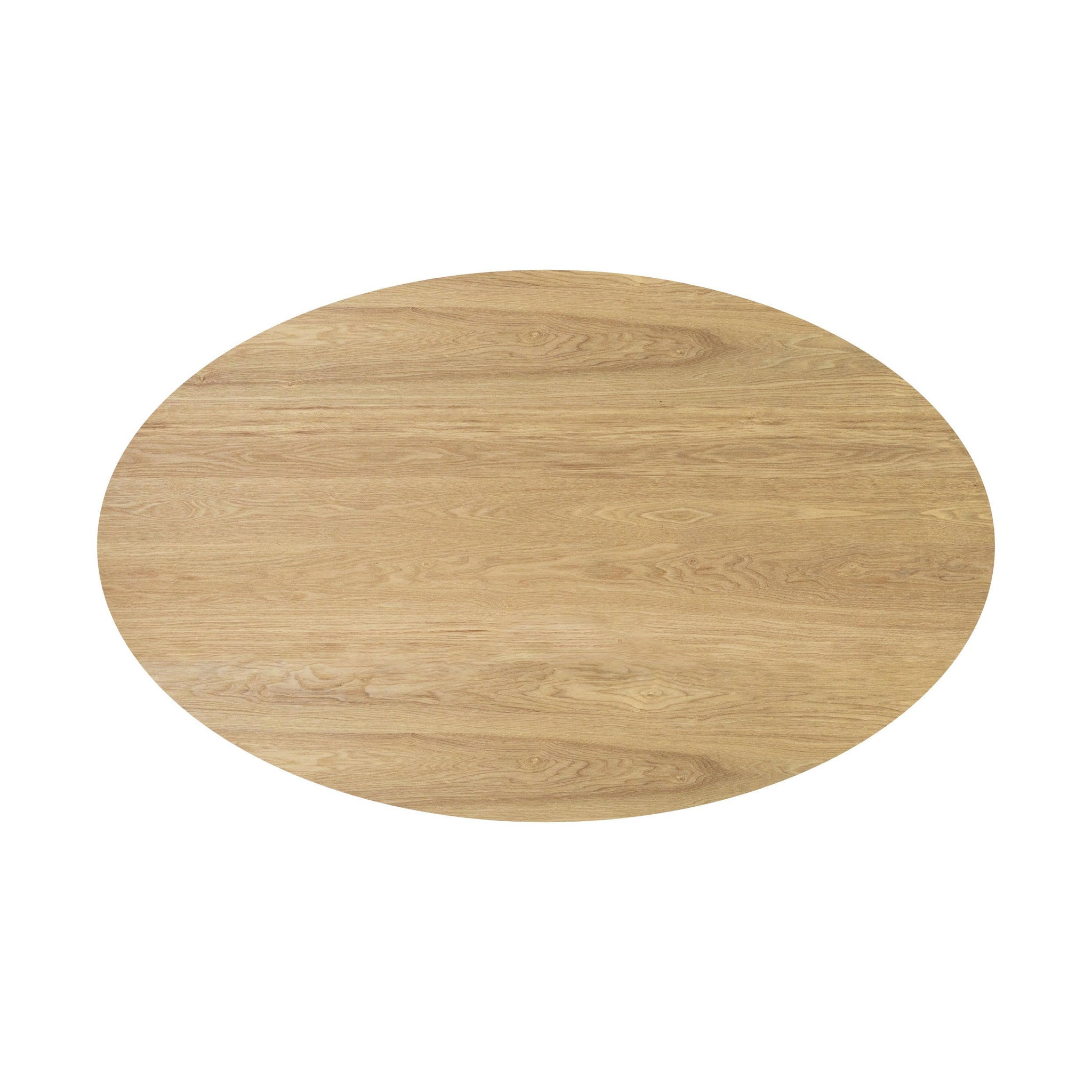 Voir la diapositive 3 : MAISON PAVANE Table ovale 4 personnes en bois clair 130 cm-Eddy