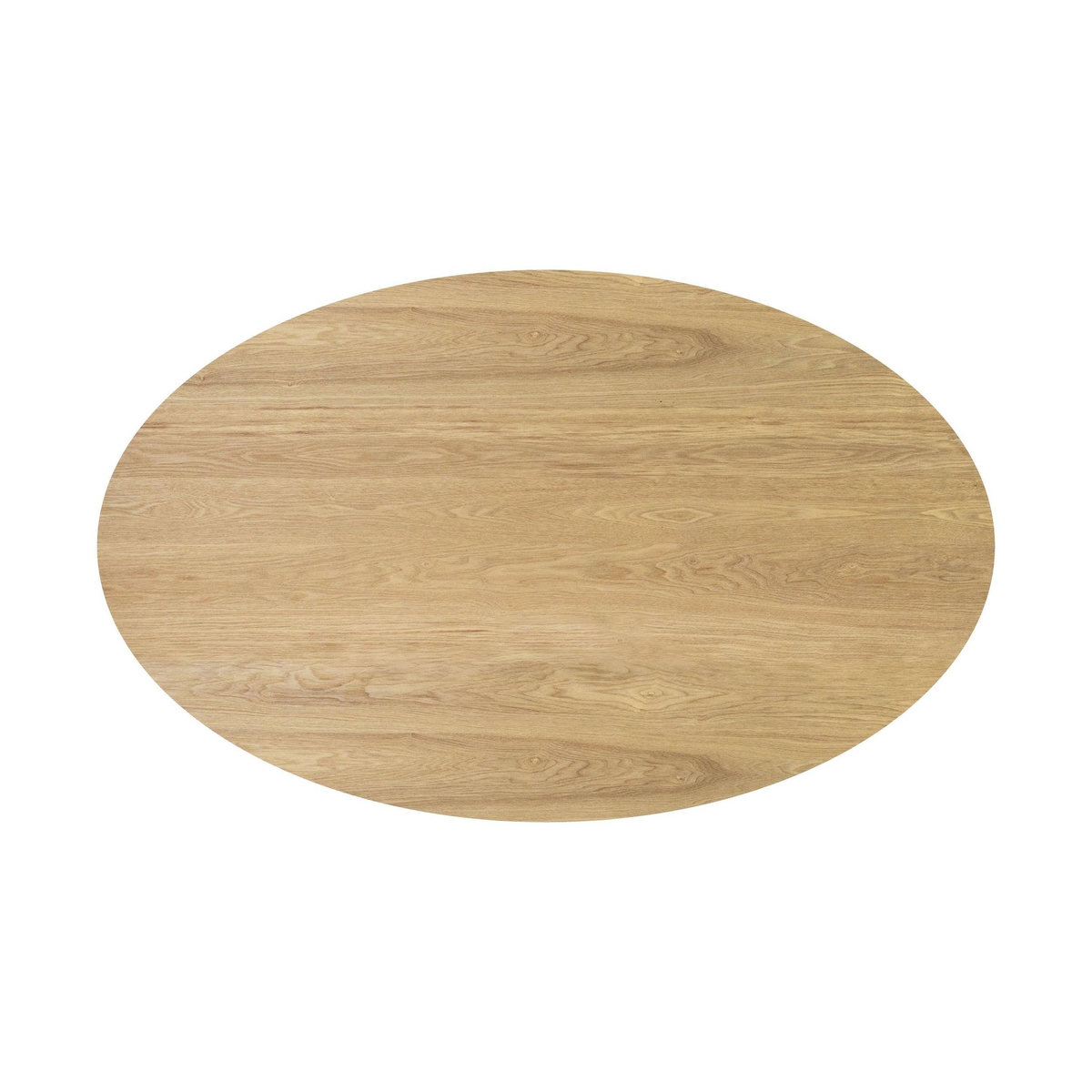MAISON PAVANE Table ovale 4 personnes en bois clair 130 cm-Eddy