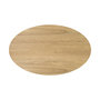 Voir la diapositive 3 : MAISON PAVANE Table ovale 4 personnes en bois clair 130 cm-Eddy