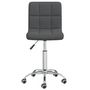Voir la diapositive 3 : VIDAXL Chaise pivotante de bureau Gris fonce Tissu
