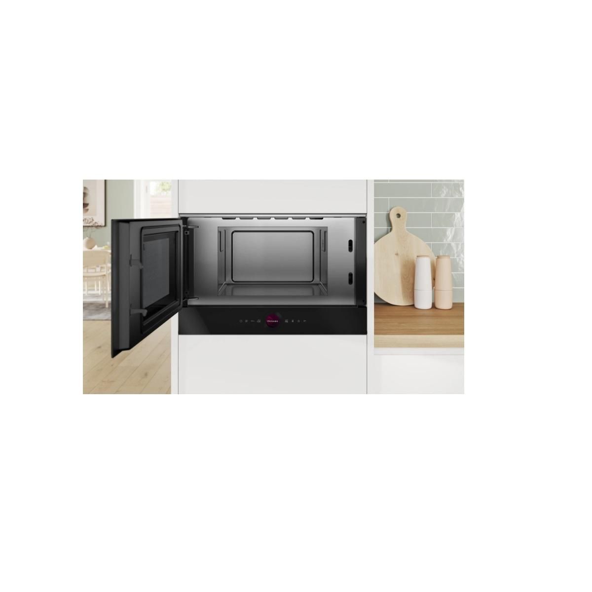 BOSCH Micro-ondes solo encastrable 21l 900w noir - BFL7221B1