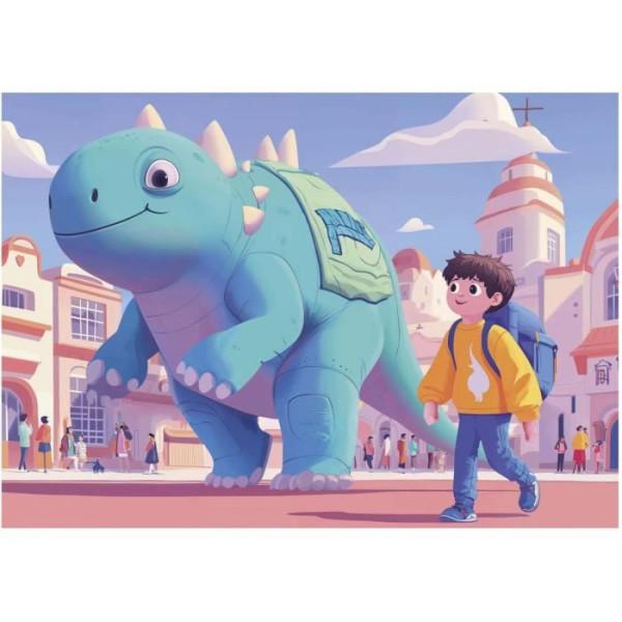 Voir la diapositive 4 : EDUCA 4 puzzles - educa - dinos sympathiques - 20+40+60+80 pieces