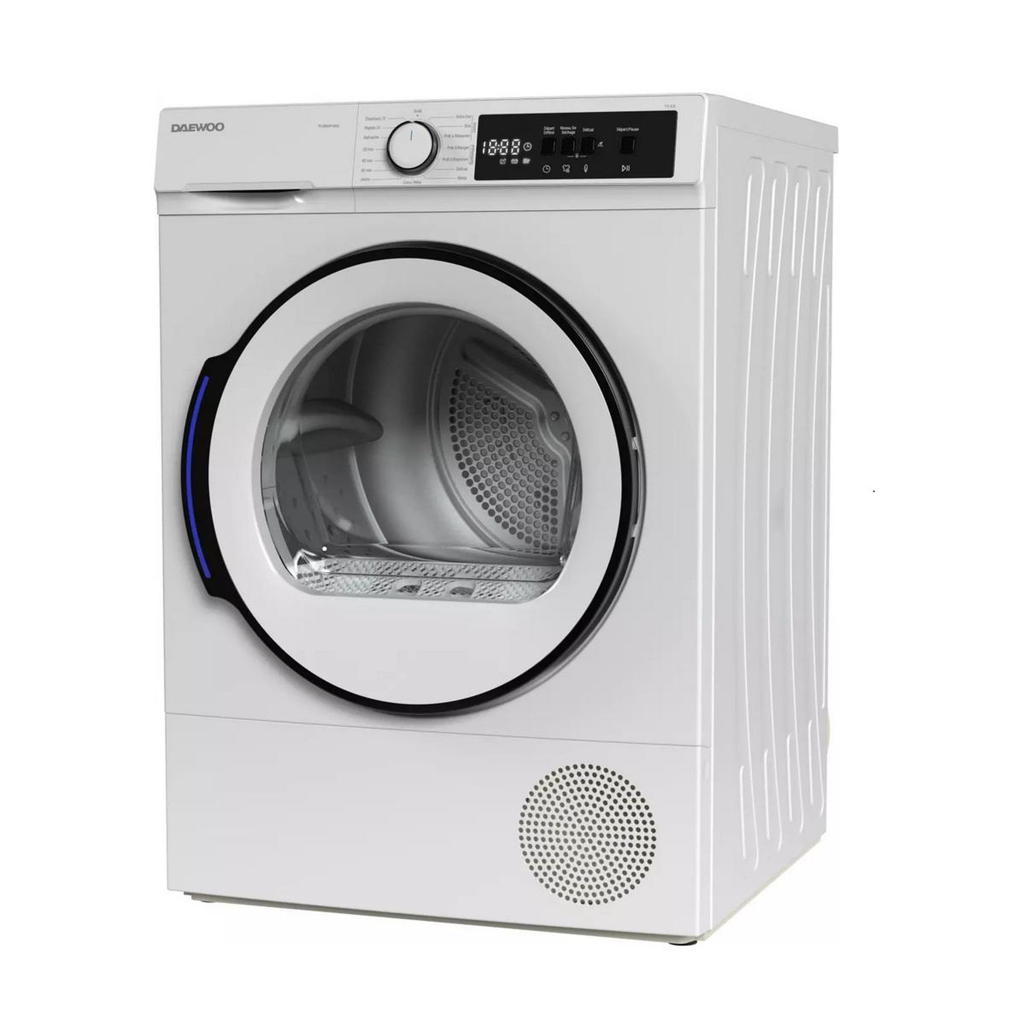 Voir la diapositive 4 : Daewoo Sèche-linge pompe à chaleur 60cm 10kg - tdb0gp1we0