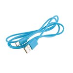The Home Deco Factory Cable USB Type-C universel - Ultra fin - 1 m - Bleu