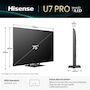Voir la diapositive 5 : Hisense TV Mini Led 75U7Q PRO 2025 (189cm)