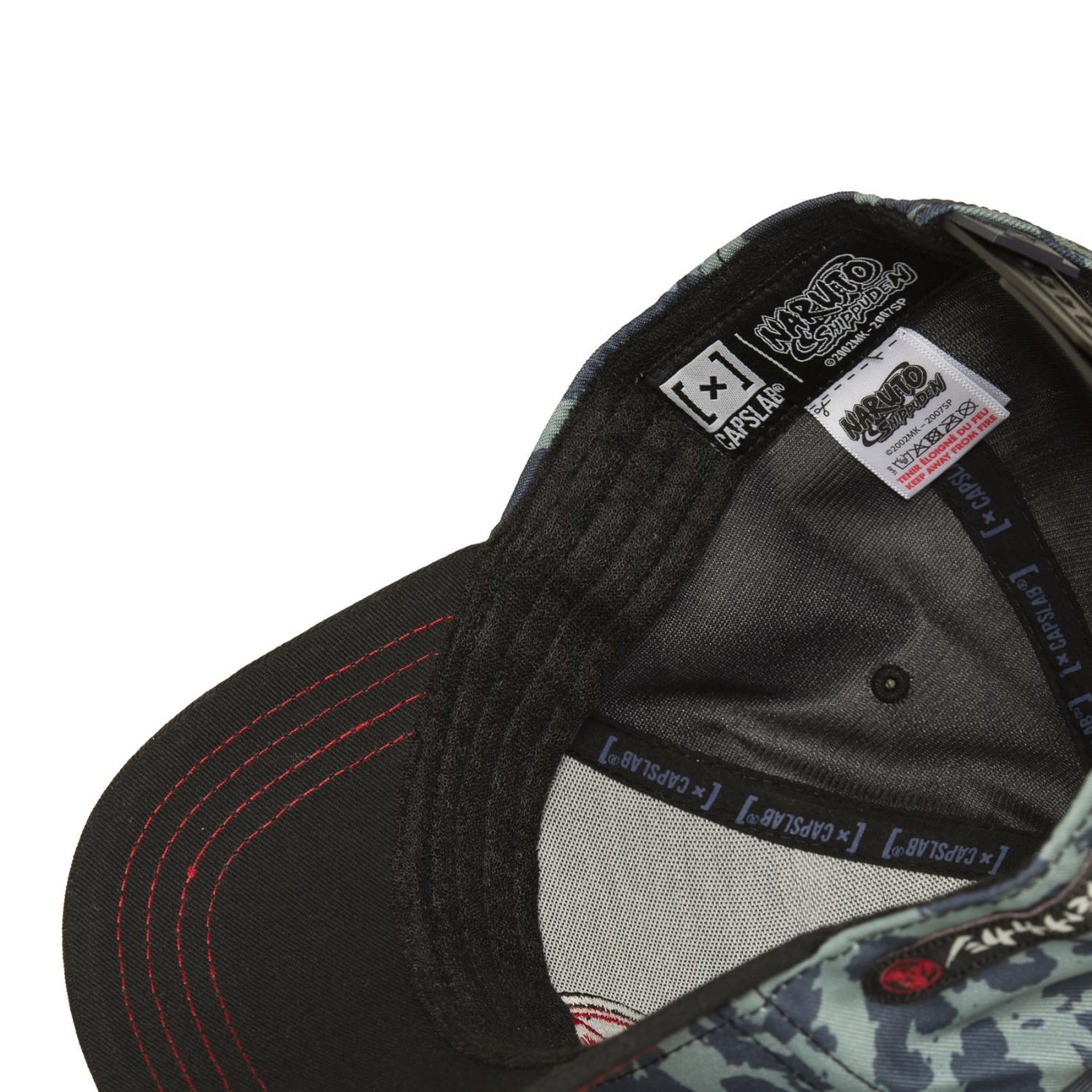 Voir la diapositive 6 : CAPSLAB Casquette trucker premium avec logo brodé naruto shippuden kakashi