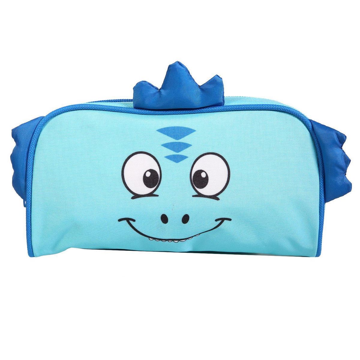 Bagtrotter BAGTROTTER Trousse scolaire rectangulaire Kids Bleue Dinosaure
