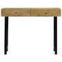 Voir la diapositive 2 : VIDAXL Table console Bois de manguier massif 102x30x79 cm