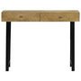 Voir la diapositive 2 : VIDAXL Table console Bois de manguier massif 102x30x79 cm