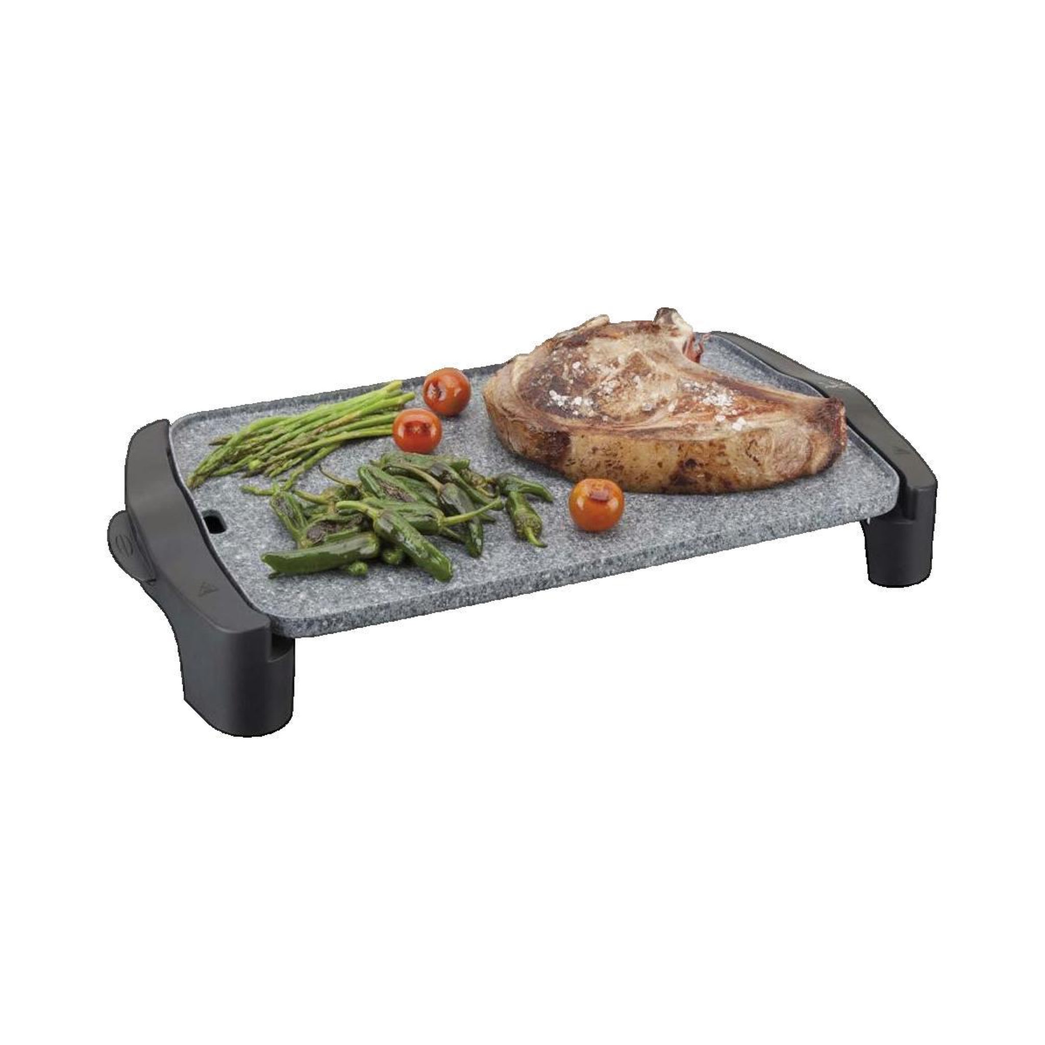 Voir la diapositive 2 : JATA Plancha électrique Jata GR558 2500 W surface granite