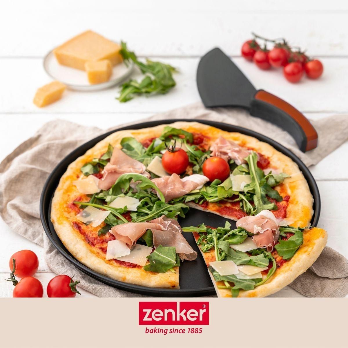 ZENKER Set de 3 plaques à pizza et une grille de superposition 29 cm Zenker Special Countries