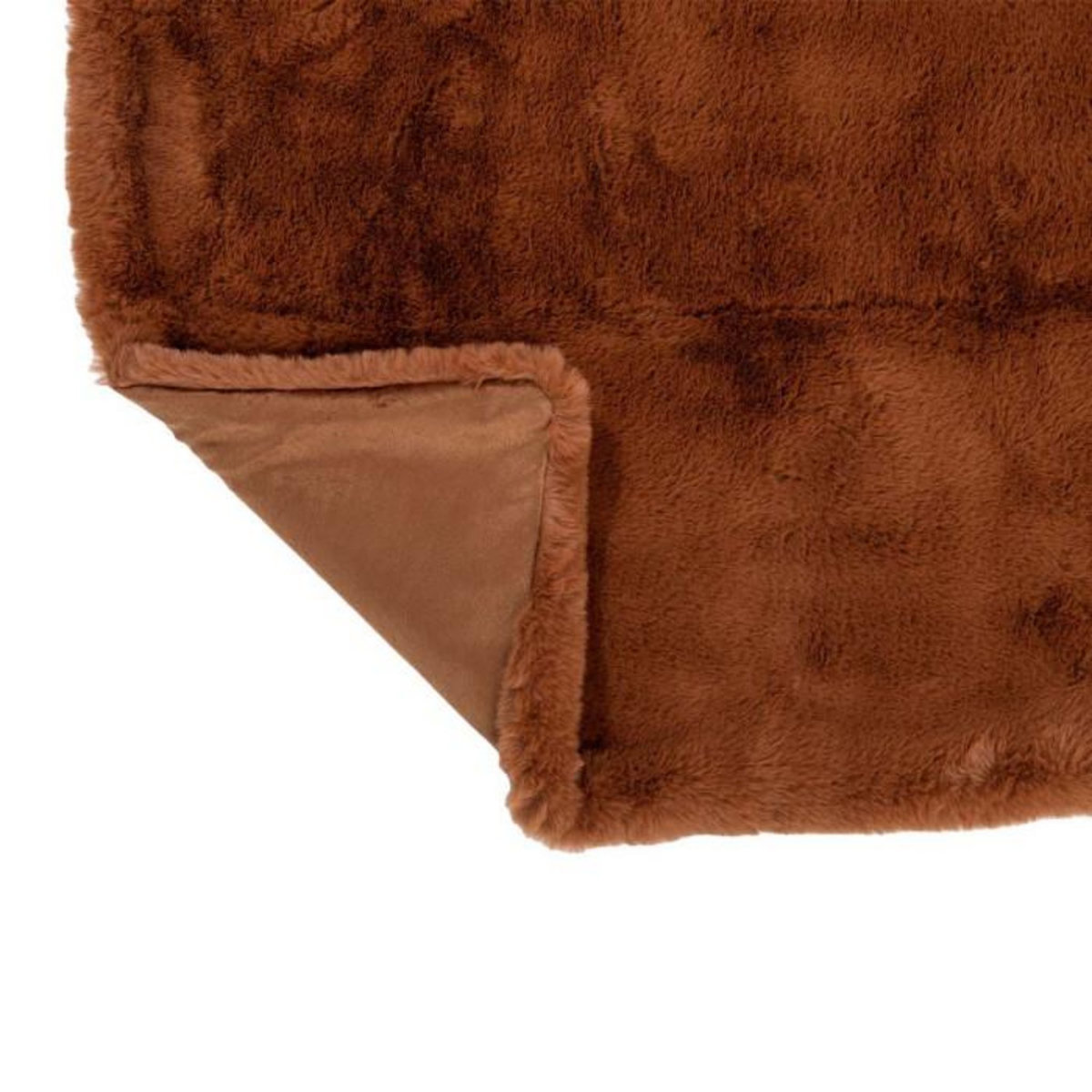 Paris Prix Plaid Imitation Fourrure  Cutie  130x180cm Sienna