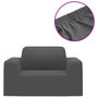 Voir la diapositive 2 : VIDAXL Housse extensible de canape Anthracite Jersey de polyester