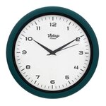 ATMOSPHERA Horloge Murale  Clarrisse  28cm Bleu Canard