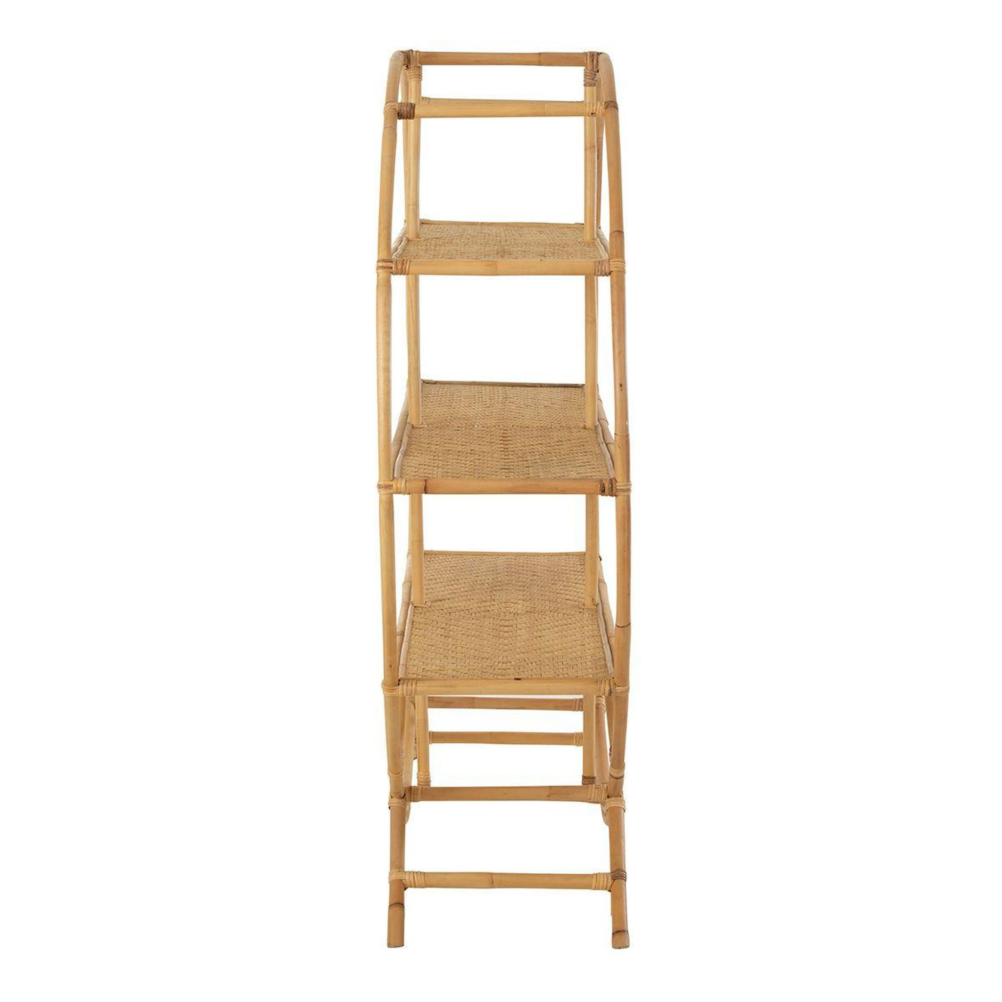 Voir la diapositive 3 : J-LINE Etagère design en rotin  nela  150cm naturel