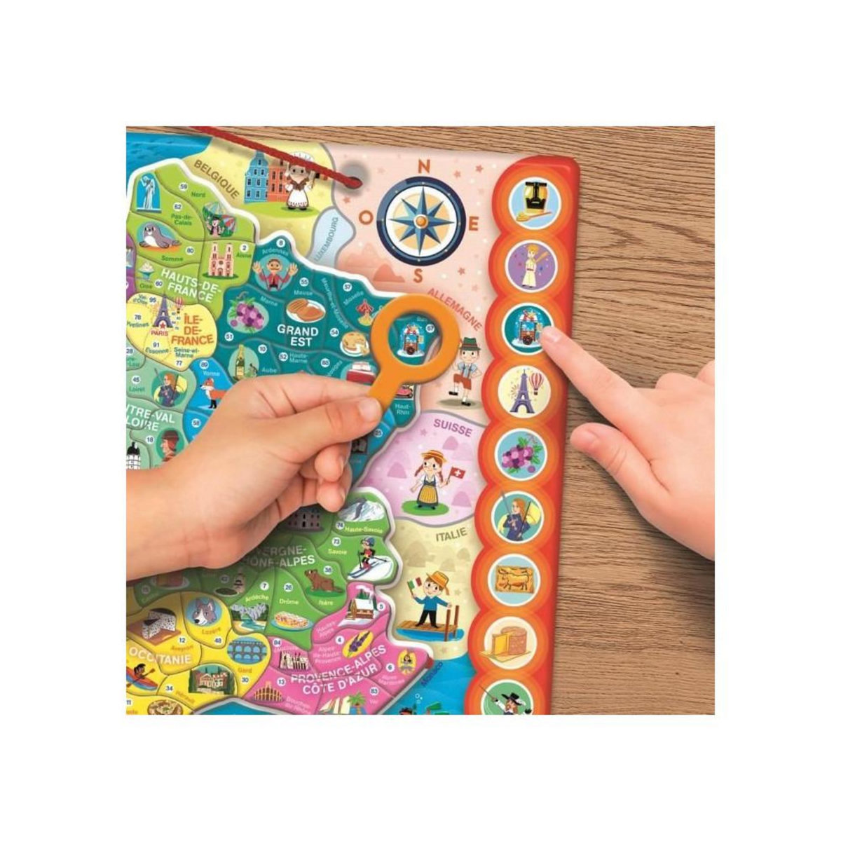 CLEMENTONI CLEMENTONI - Puzzle magnétique de la France