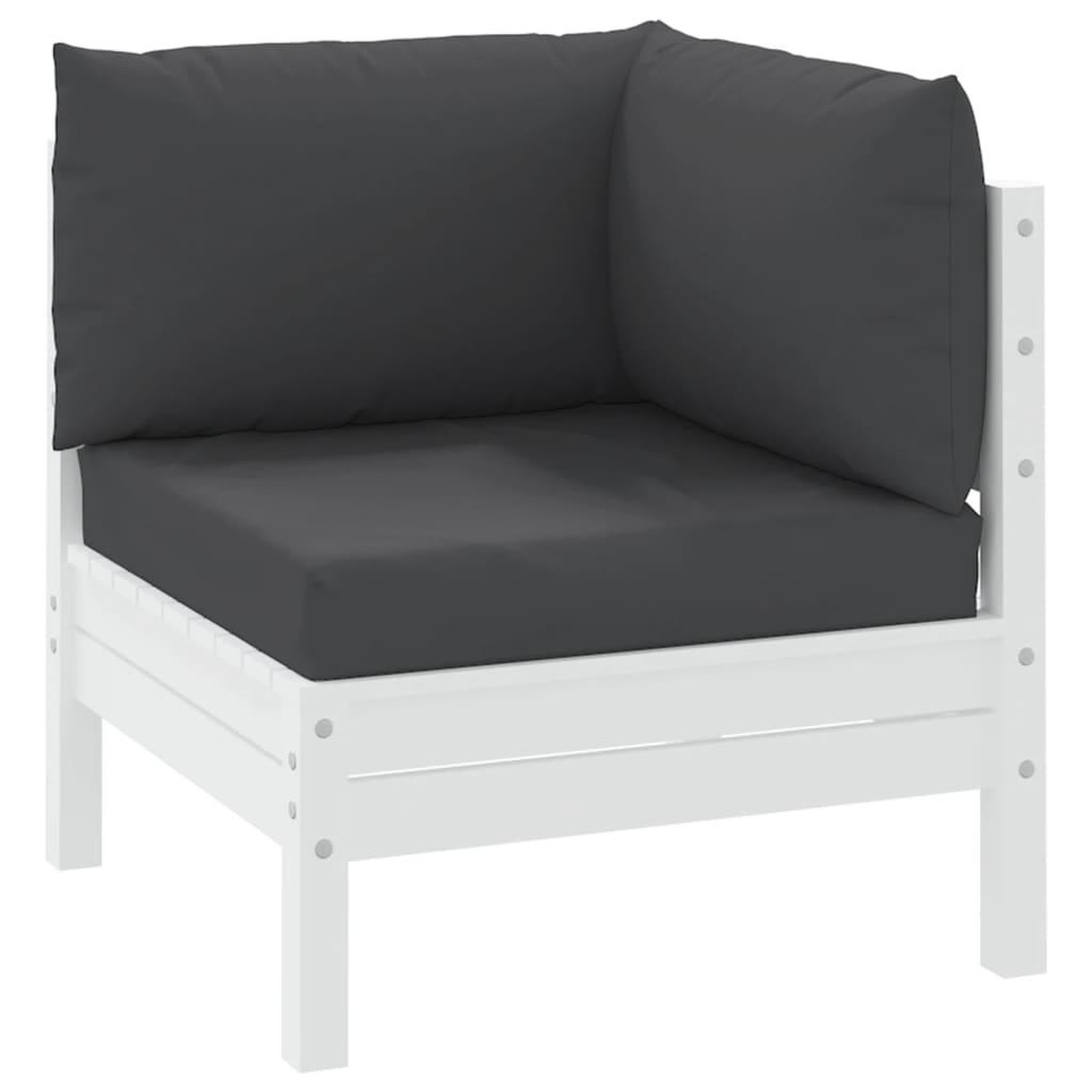 Voir la diapositive 3 : VIDAXL Coussins de palette lot de 3 noir tissu oxford