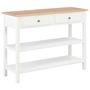 Voir la diapositive 1 : VIDAXL Buffet Blanc 110x35x80 cm MDF