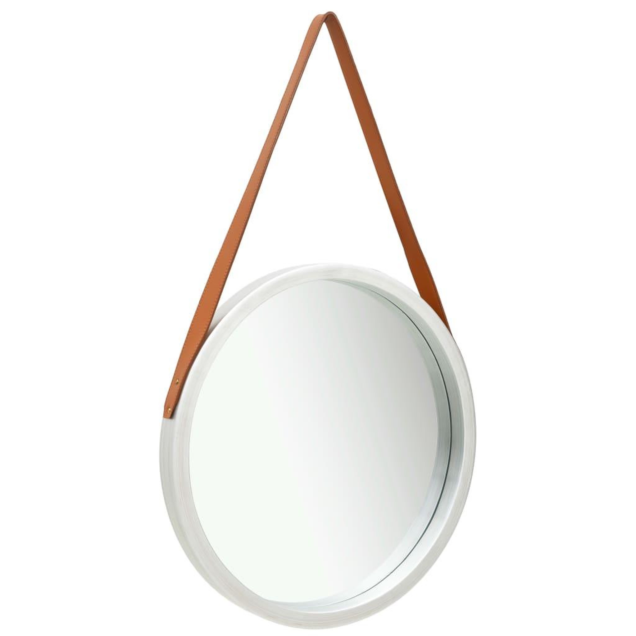 Voir la diapositive 1 : VIDAXL Miroir mural avec sangle 50 cm Argente