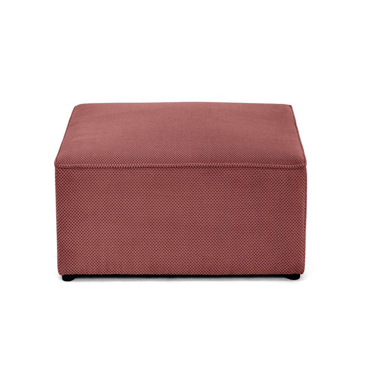 BEST MOBILIER Topaze - pouf - en velours texturé