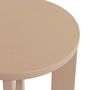Voir la diapositive 2 : ATMOSPHERA Table d'Appoint Design  Bloom  50cm Noisette