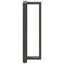 Voir la diapositive 5 : VIDAXL Pieds de table de bar forme de T 2 pcs anthracite acier