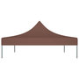 Voir la diapositive 4 : VIDAXL Toit de tente de reception 4,5x3 m Marron 270 g/m^2