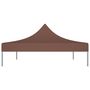 Voir la diapositive 4 : VIDAXL Toit de tente de reception 4,5x3 m Marron 270 g/m^2