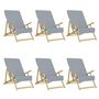 Voir la diapositive 2 : VIDAXL Serviettes de plage 6 pcs gris 60x135 cm tissu 400 GSM