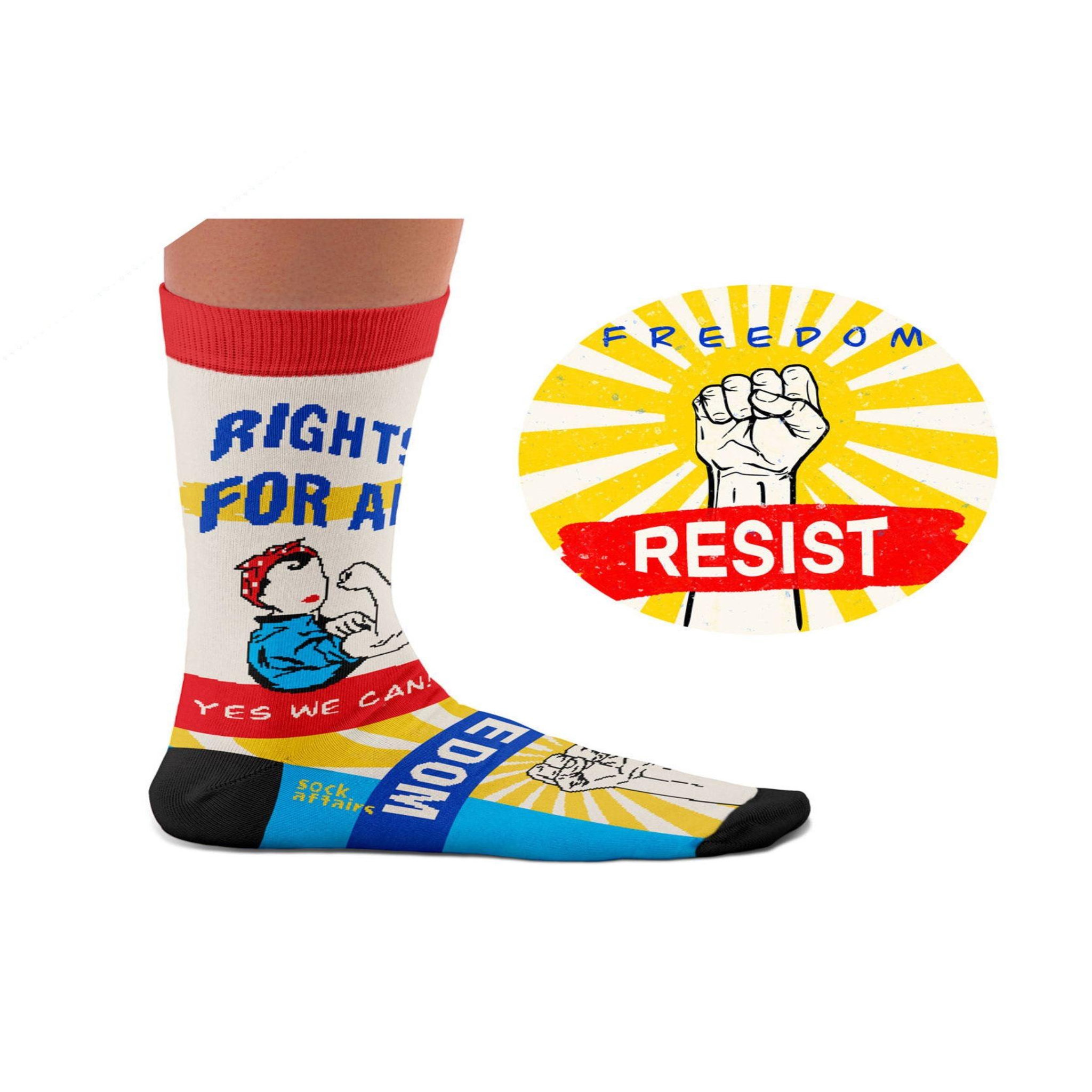 Voir la diapositive 2 : SOCK AFFAIRS Chaussettes art de la propagande