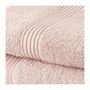 Voir la diapositive 2 : Today TODAY Lot de 1 Drap de Bain 100% coton 70x30 cm + 1 Serviette de Bain 50x100 cm - Rose des sables