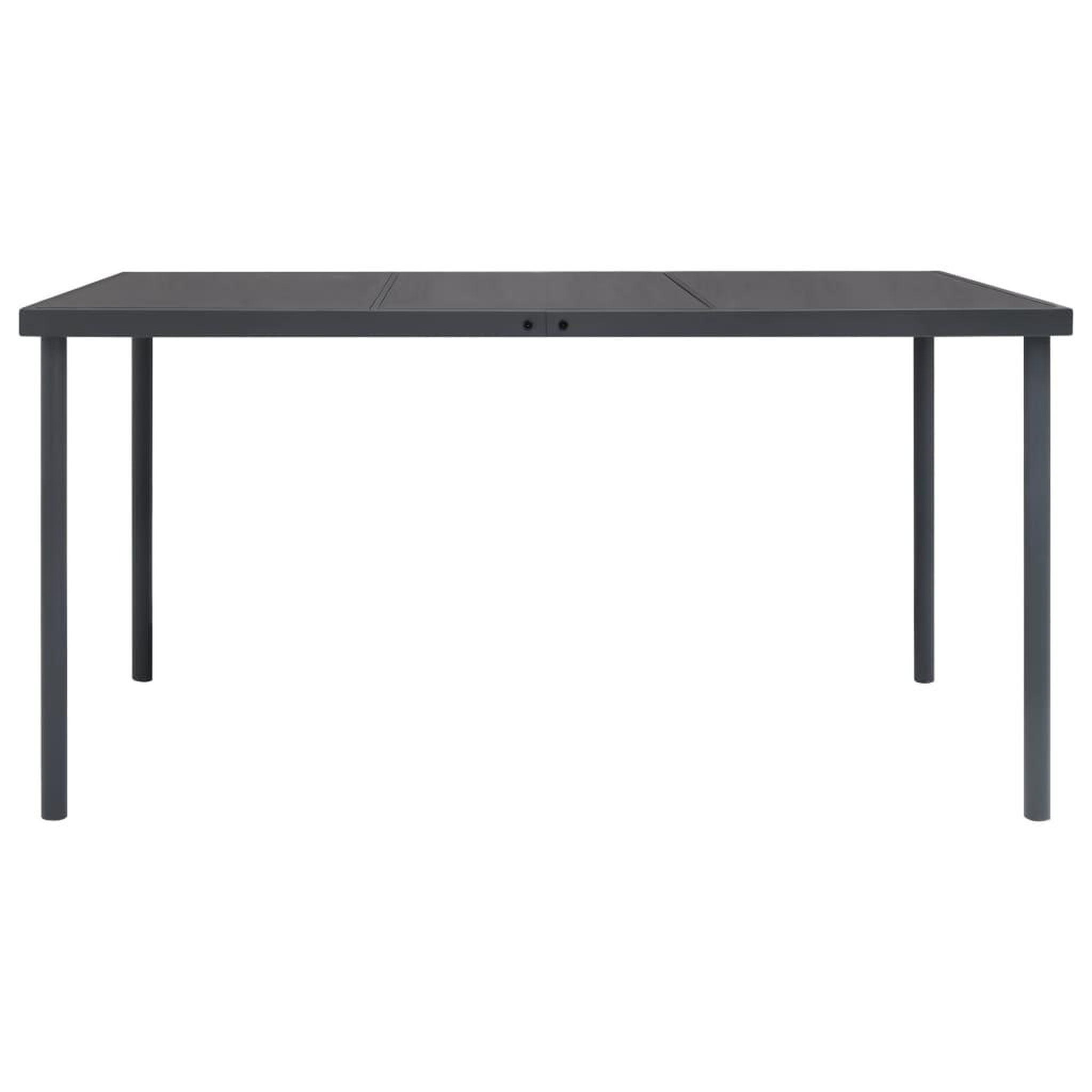 Voir la diapositive 4 : VIDAXL Mobilier de salle a manger d'exterieur 7 pcs Acier