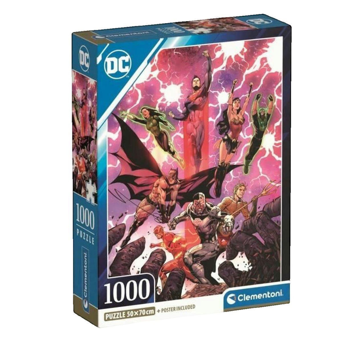 CLEMENTONI Puzzle Clementoni DC Comics 1000 pièces