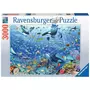 RAVENSBURGER Puzzle 3000 pièces :  Monde sous-marin coloré