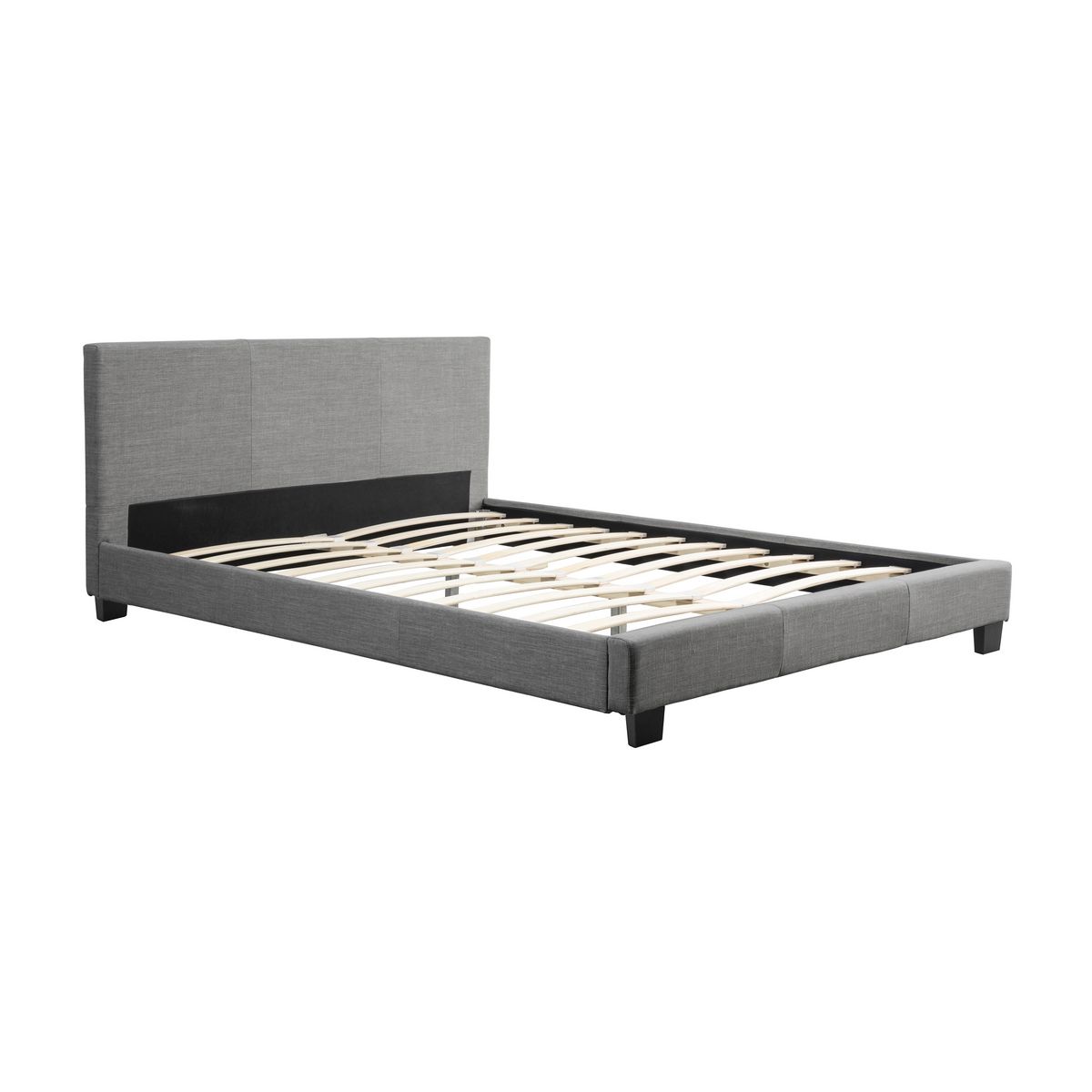 Lit avec tête de lit et sommier à lattes 160x200 cm MARTIN