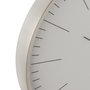 Voir la diapositive 2 : Paris Prix Horloge Murale Design Ronde  Gerbert  41cm Gris